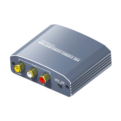 China AV To VGA+Audio HD Video Audio Converter Support 480p/576p/720p/1080p/4K Resolution For HDTV STB/ for sale