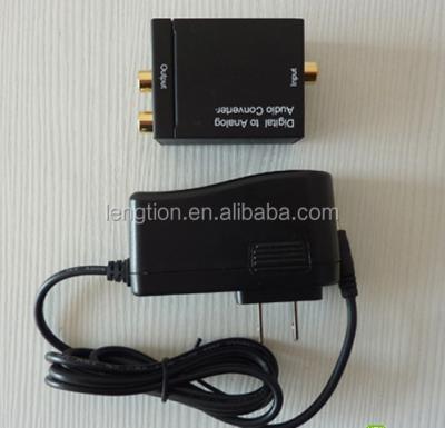 China Optical Coaxial Digital Toslink Coaxial To Analog Audio Adapter ///RCA L/R Converter for sale