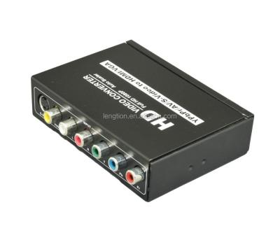 China AV S-Video RL Ypbpr Compound 3RCA CVBS Video Converter Adapter From HDMI & VGA 3.5mm To Stereo Audio Output / for sale