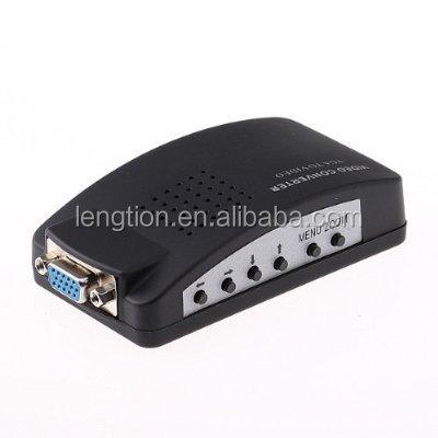 China Laptop PC to TV Converter Box Compatible with Windows and Mac (VGA to RCA / VGA to S-Video) for sale