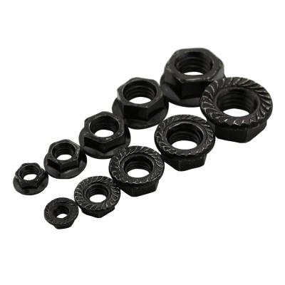 China Industry General Direct Wholesale Manufacturer Non Slip Flange Hex Nuts With Flange for sale