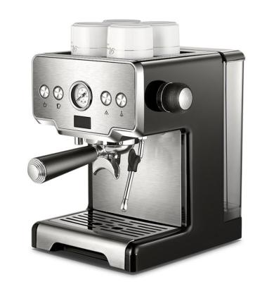 China 2020 New Pump Pressure Style Cappuccino Milk Bubble Maker Americano Espresso Coffee Machine For Home for sale