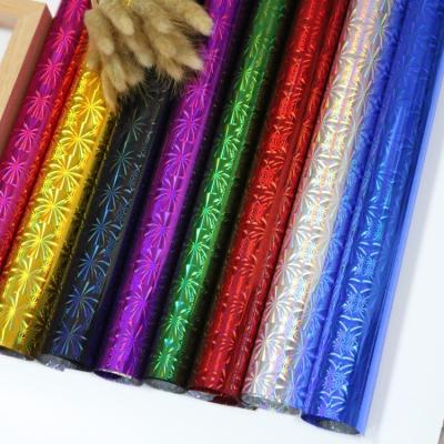 China Hot Sale Custom Moisture Proof Cellophane Laser Cellophane Wrapping Gift Candy Cake Box Rainbow Colors for sale