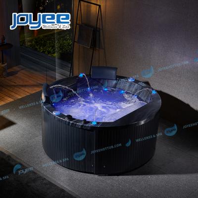 China JOYEE Modern Hot-selling Wholesale Round Shape Massage Whirlpool Freestanding Outdoor SPA For 2 Person With CE for sale