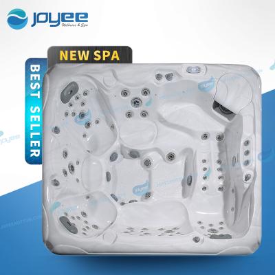 China Modern cheap large size 4 people JOYEE China manufacturer party hot tub jacusy outdoor spa for sale