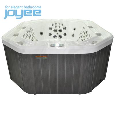 China JOYEE 8 Person Modern Balboa America System Luxury Acrylic Outdoor Hot Tub SPA With Jacuzzi Spa Massage Hot Tub Garden Balcony Spa for sale