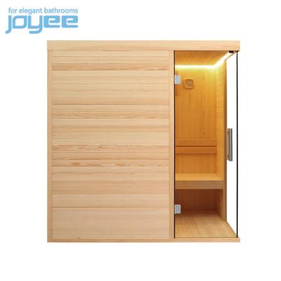 China Computer control panel JOYEE home relax bath steam sauna wood portable ozone steam sauna for sale advantages harvia sauna stove for sale