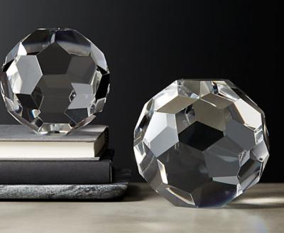 China New Global Football Globe Souvenir Gift Sports Competition Award Design Crystal Crystal Ball for sale