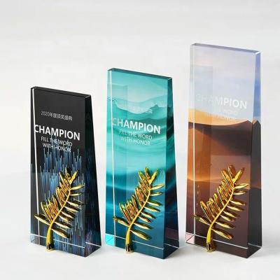 China Global Business Gift High Level Fine Workmanship Personalized Custom Trophy Custom Crystal for sale