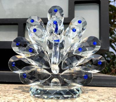 China Artificial Glass Crystal K9 Peacock Global Glitta Gifts New On Sale for sale