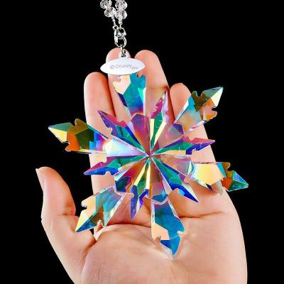 China Global Wholesale Customized Christmas Ornaments Crystal Snowflake Christmas Tree Decoration Customized Decoration Ornaments for sale