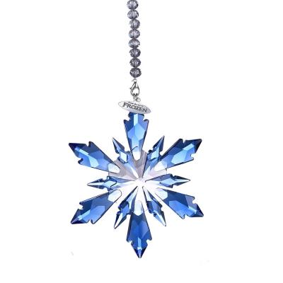 China Hot Sale Crystal Christmas Snowflake Ornaments Cheap Hanging from Global Manufacture for sale