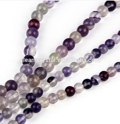 China Global Lucky Natural Violet Color Crystal Agate Bead Bracelet For Ladies for sale