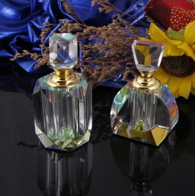 China Global Elegant Perfume Bottle Designer Luxury Crystal Bottles Perfume Colorful Custom Crystal Perfume Bottles for sale