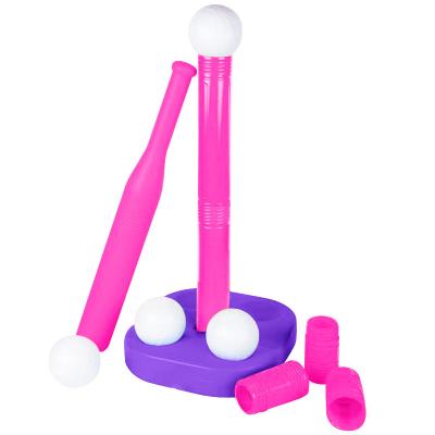 China Spliceable Outdoor Sports Baseball Bat Set Toys for Kids Plastic Baseball Bat Kid Toy Trainer Tool with Ball Baseball Toys Suppliers for sale