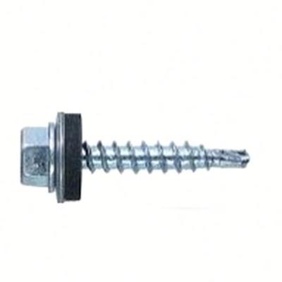 China Pan China manufacturer c1022 hex head zinc plating self drilling screw for sale