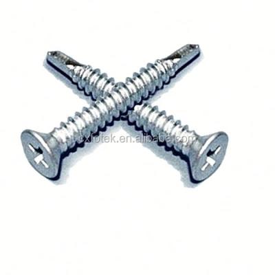 China Pan Countersunk Head Cross Recessed Self Tapping Screws Galvanized for sale