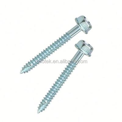 China Pan China Manufacture Yellow Galvanized Hex Head Self Tapping Screw for sale