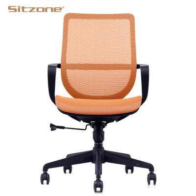 China (Size)High Quality adjustable chair sillas de oficinas modern de las sillas de oficinas personal computer Mesh Office Chair With Armrests for sale