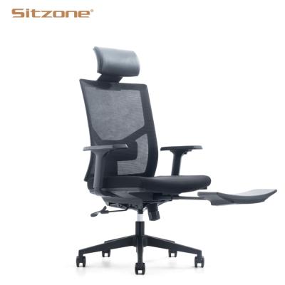 China Ergonomic Office Mesh Chair (Height) Office Furniture Sitzone Chair Adjustable Armrest Executive Swivel Chair with Footrest for sale