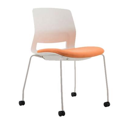 China Stackable Wheels China Supplier Chairs Training Chairs Being Used In Meeting Room Student Chair With Wheels for sale