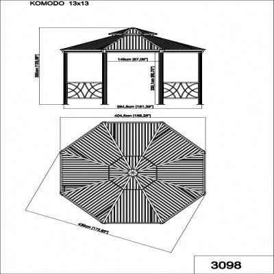 China Fashion Iron Best-selling Pavilion Gazebo Outdoor Garden Gazebo for sale