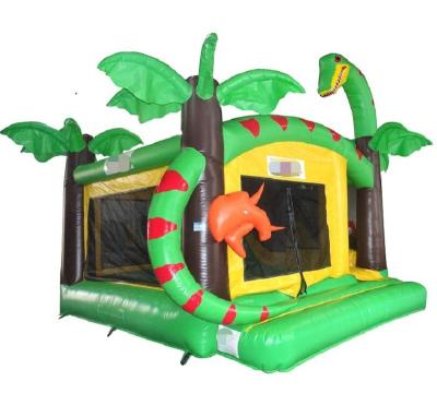 China Lead Free Inflatable Bounce House Inflatable Snake Castle Slide Combo Jungle Kids Jumping Castle For Sale for sale