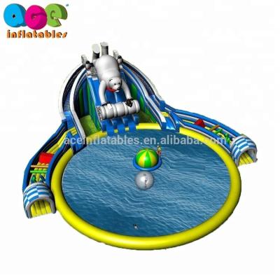 China Hot Selling Commercial Water Parks Inflatable Water Park (Can Put Small Items) for sale