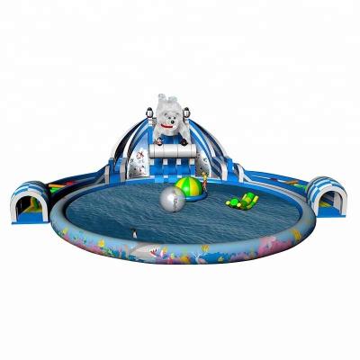 China Commercial Inflatable Water Parks Water Park For Sale (can put small item) for sale