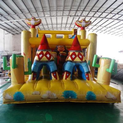 China Lead Free Commercial Inflatable Obstacle Course Bounce House Bouncy Obstacle Course For Kids for sale