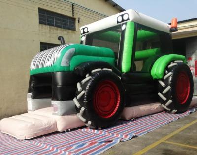 China Bouncy Castle Mini Inflatable Slide Tractor Inflatable Mini Obstacle Inflatable Tractor Race Lead Free for sale