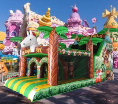 China Outdoor Sport Sets Jungle Factory Customized Inflatable Obstacle Course For Sale for sale