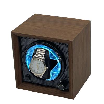 China Simple Watch Winder For Automatic Watches Single Slots Storage Box Mechanical Watches Dustproof Antimagnetic Adjustment for sale