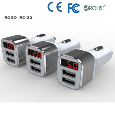 China promotional 3 port usb car charger supplier for sale