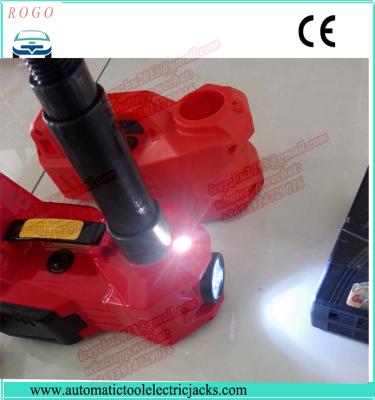 China emergency tools portable 3 tons auto electric lifting jack with led light for sale