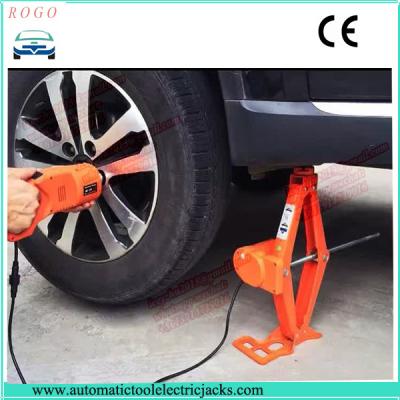 China 3 tons electric lift jack and impact torque wrench with 12-45cm lifting height for sale