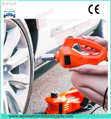 China emergency tyre change tools 3 tons auto lift electric  jack with wrench and air compressor for sale