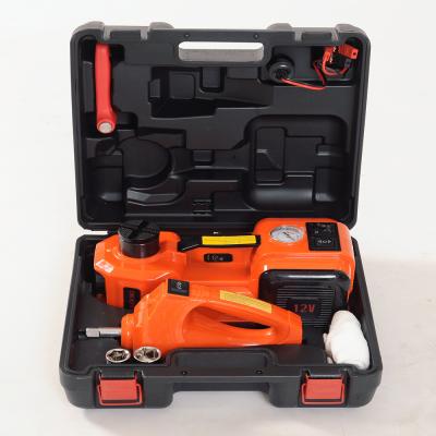 China 12Vemergency car tool  5 Toncar  Floor Jack, 3 in 1 Tire Change Kit with Inflator Pump for sale