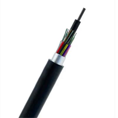 China Telecommunication/Aerial High Quality GYTZA Outdoor Sheath G652D 2-144 Core Single Mode Aerial Fiber Optical Cable China Factory OUFU for sale