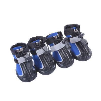 China Viable Non-slip Wear-resistant Pet Shoes Waterproof Soft Pet Sports Shoes Anti-dropping Pet Boots for sale