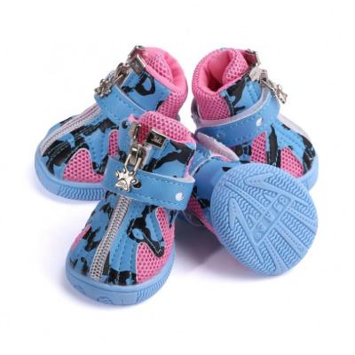 China Sustainable Dog Shoes Breathable Puppy Mesh Shoes Camelot New Milk Style Pet Shoes for sale