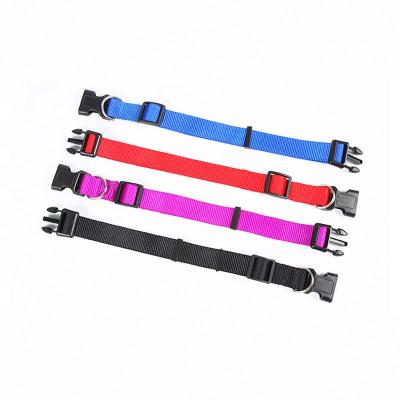 China Wholesale Manufacturer Custom Pet Collar Custom Multicolor Comfortable Nylon Dog Collar for sale