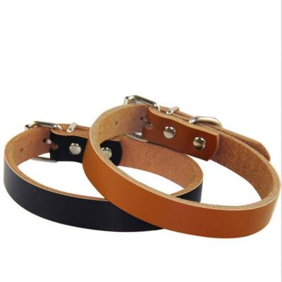 China Personalized Adjustable Concise Collar Dog Belt Durfable Safe Classic Collar for sale