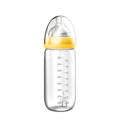 China BPA Free Niapapabpa Baby Bottle 240ML Milk Power Storage Device Baby Plasric Milk Bottles for sale