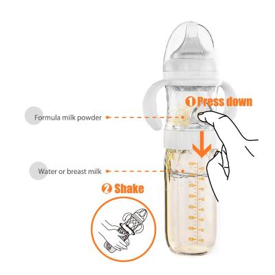 China Customized BPA Free Top 240ml PPSU Amazon Best Newborn Quick Flush Milk Baby Drinking Bottle Bulk for sale