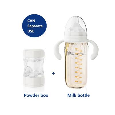 China BPA free portable travel 2 in 1quick brew bpa free 240ml ppsu nursing feeding milk bottle for newborn baby kids for sale