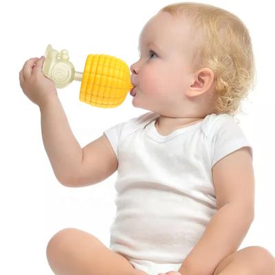 China Soft Toy Cpc design soft education product teether chewing unique new arrival baby toys teether silicone pacifier from china for sale