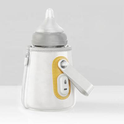 China High Quality Fit Type Portable Cheap Rechargable USB Feeding Bottle Heating Pear Shape Bottle Warmer for sale