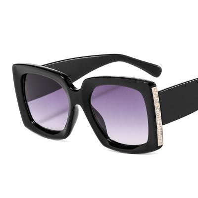 China Custom high quality fashion sunglasses logo men's oversized square sunglasses for sale