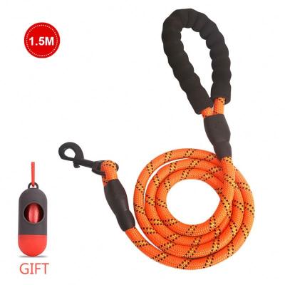 China 2021 New Fashion DETACHED Double Adjustable PV Dog Harness Glowing in Dark Dog Leashes for sale